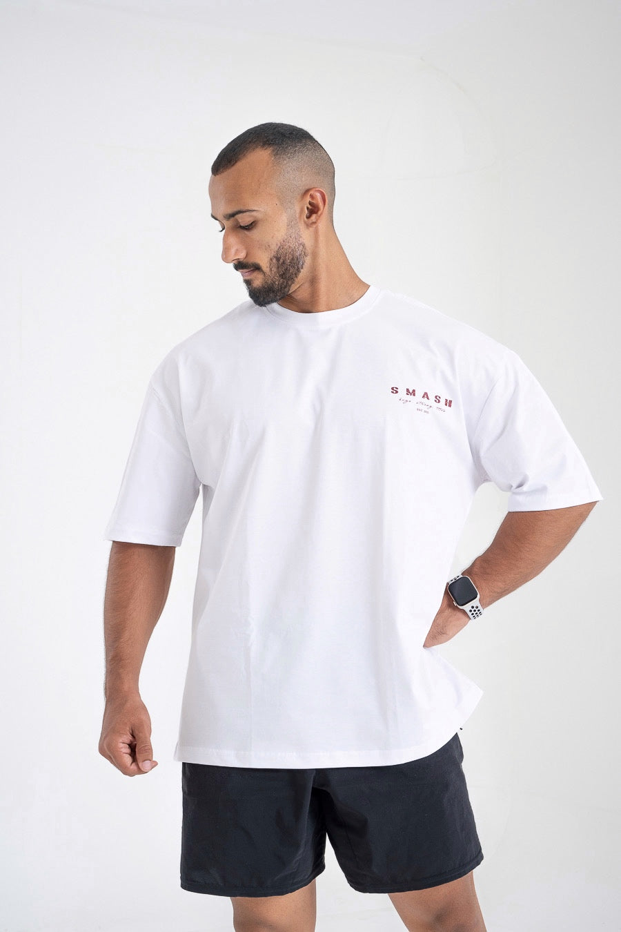 Smash Strive for fitness Oversized T-shirt - White