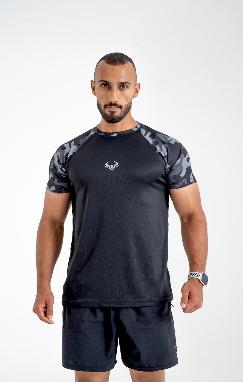 Smash basic short sleeve dark-army tee