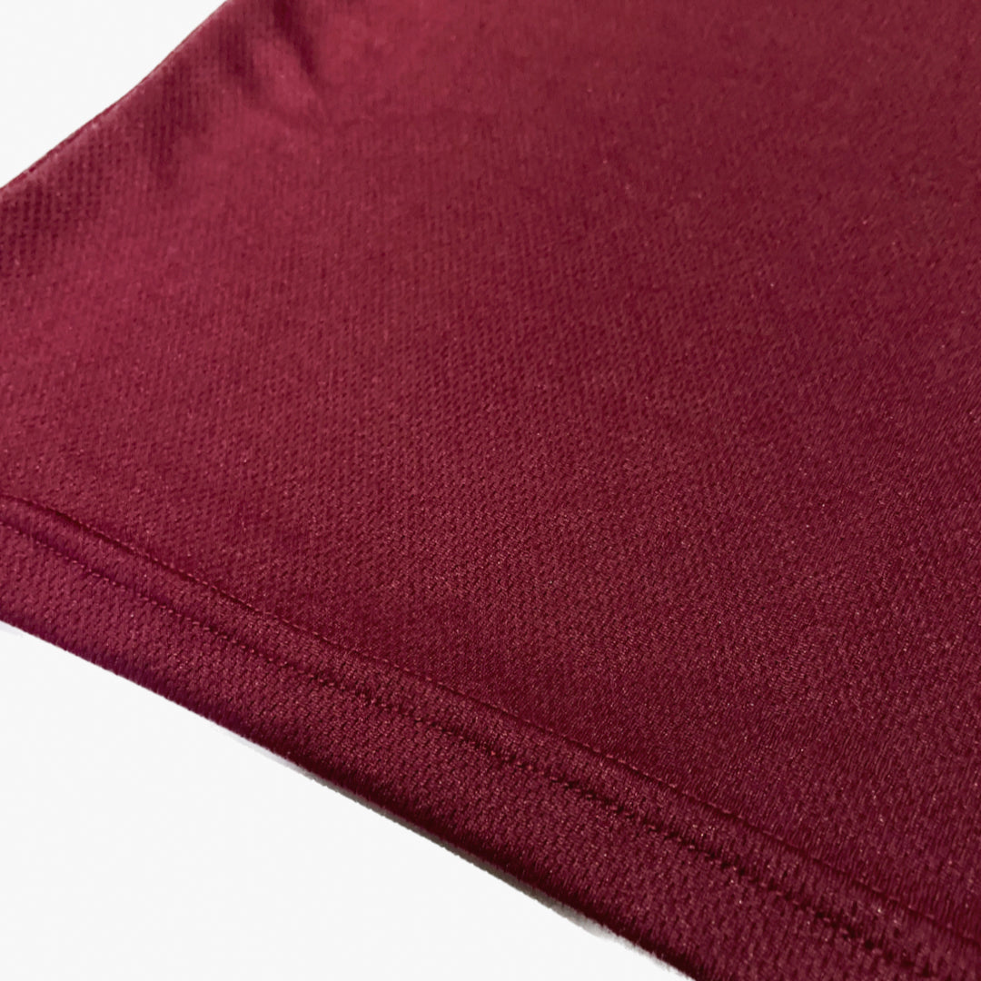 Maroon dri-fit short sleeve tee