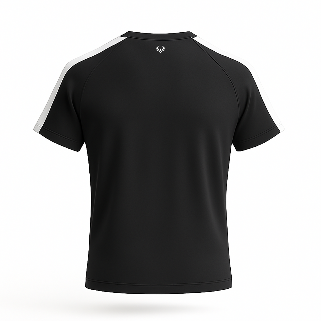 Black stripe dri-fit tee