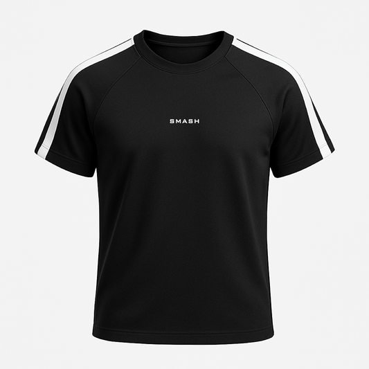 Black stripe dri-fit tee