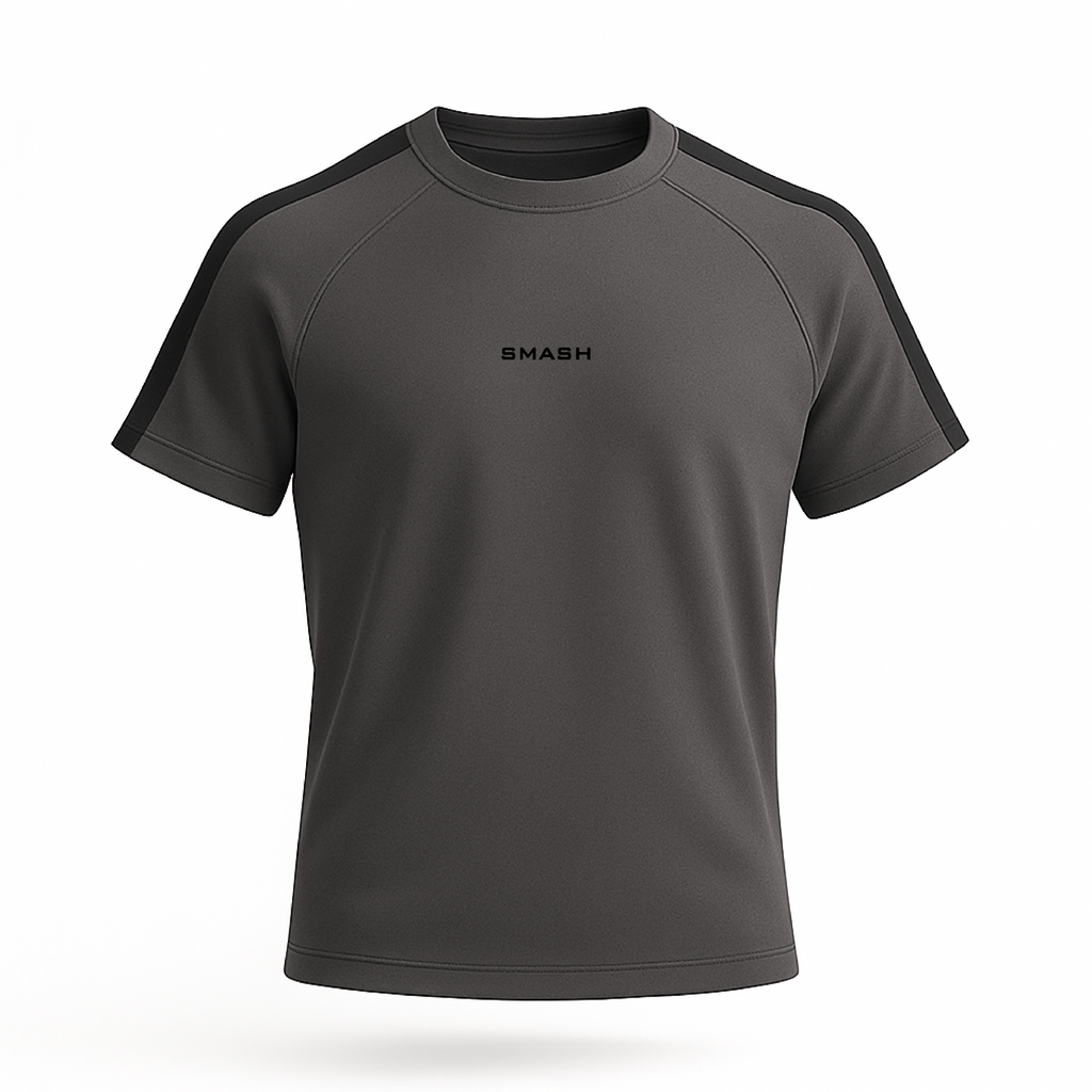Grey stripe dri-fit tee