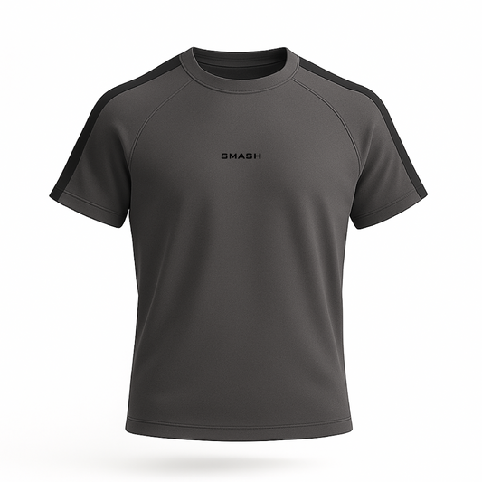 Grey stripe dri-fit tee
