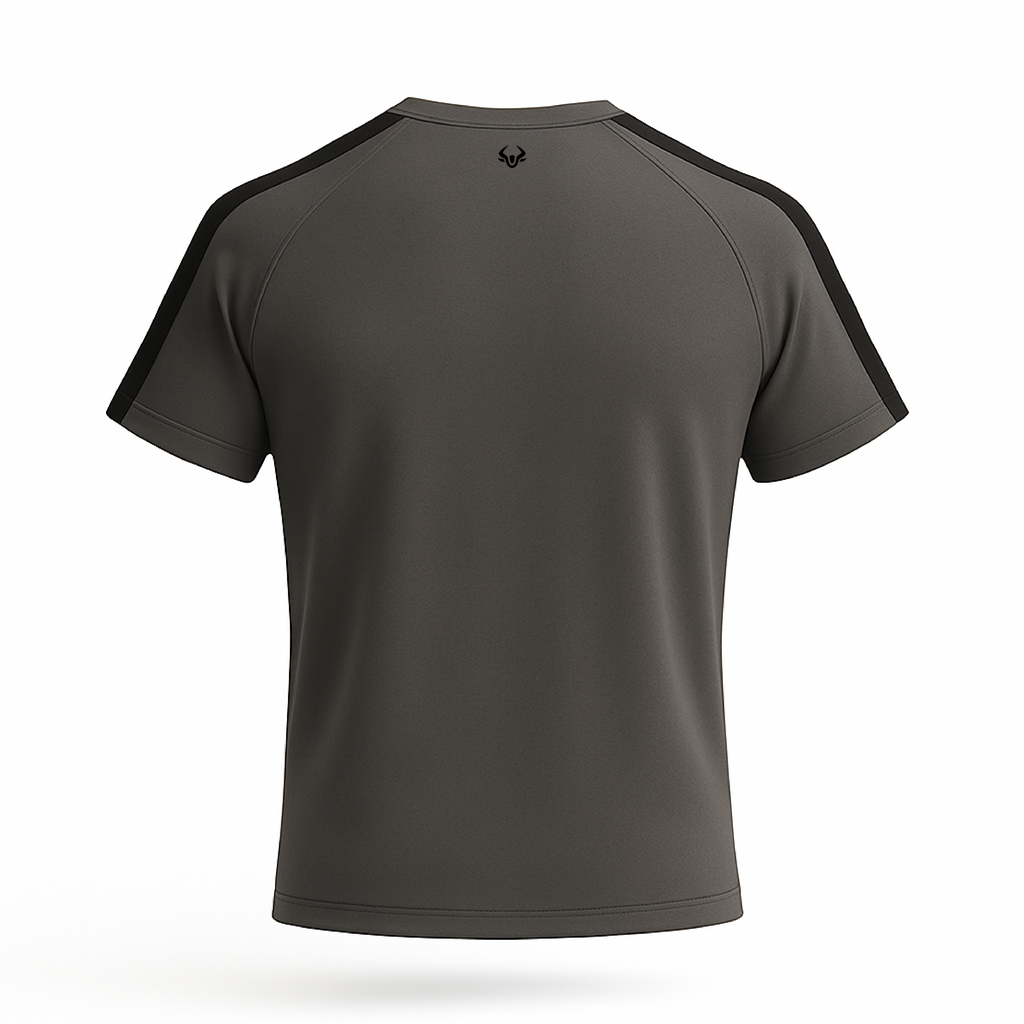 Grey stripe dri-fit tee