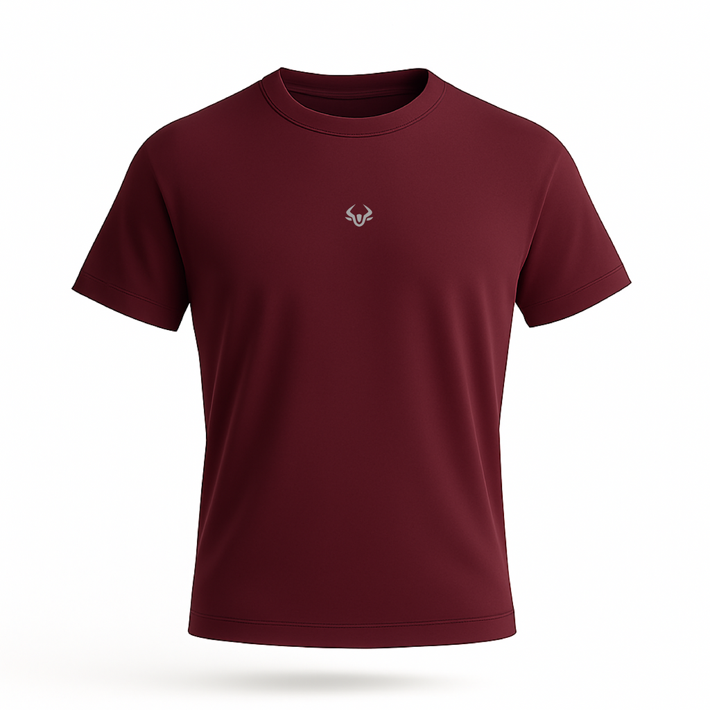 Maroon dri-fit tee