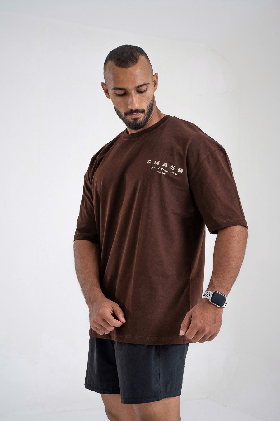 Smash Strive for fitness Oversized T-shirt - Brown