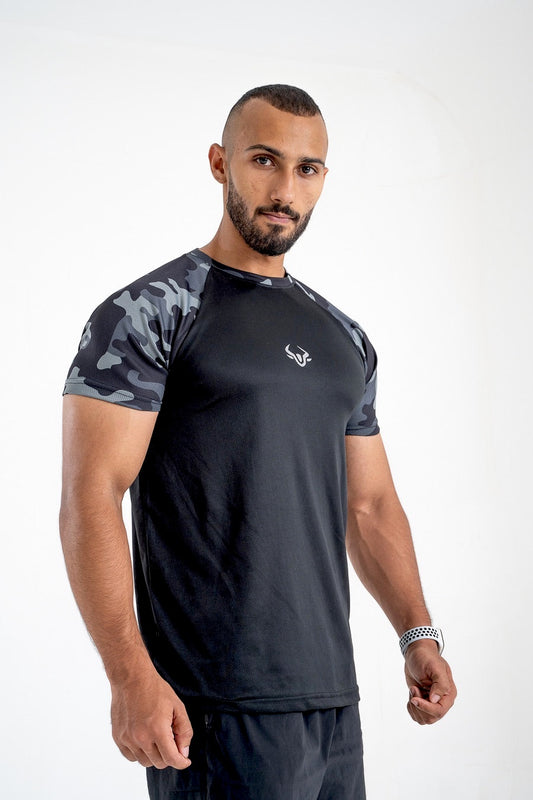 Smash basic short sleeve dark-army tee