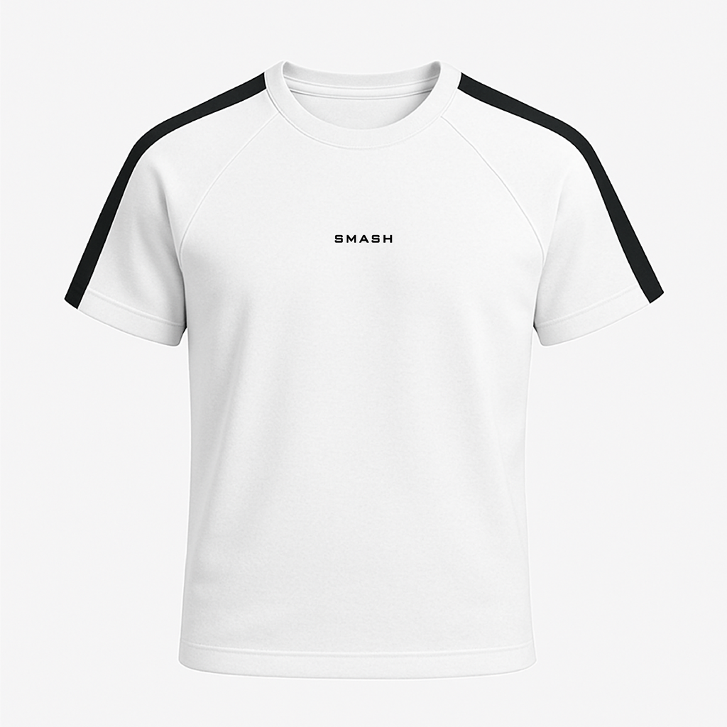 White stripe dri-fit tee